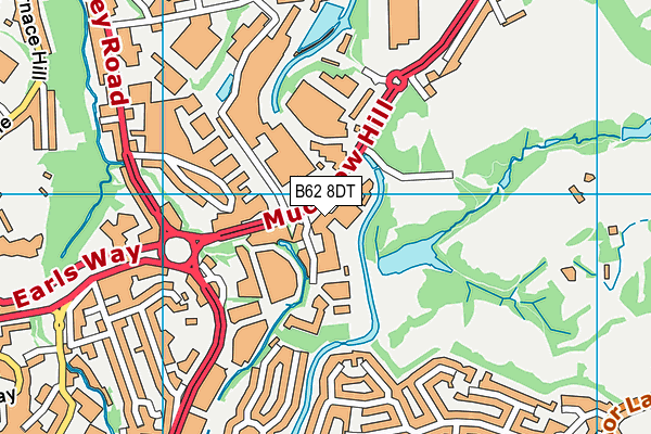 B62 8DT map - OS VectorMap District (Ordnance Survey) B62 8DT map - OS VectorMap District (Ordnance Survey)