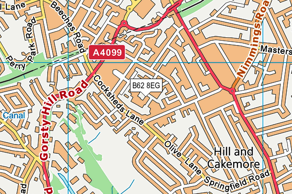 B62 8EG map - OS VectorMap District (Ordnance Survey) B62 8EG map - OS VectorMap District (Ordnance Survey)
