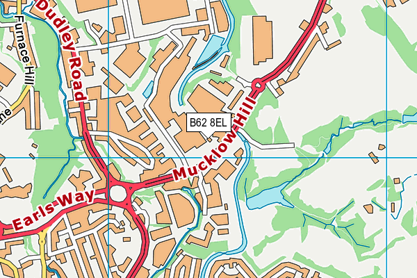 B62 8EL map - OS VectorMap District (Ordnance Survey) B62 8EL map - OS VectorMap District (Ordnance Survey)