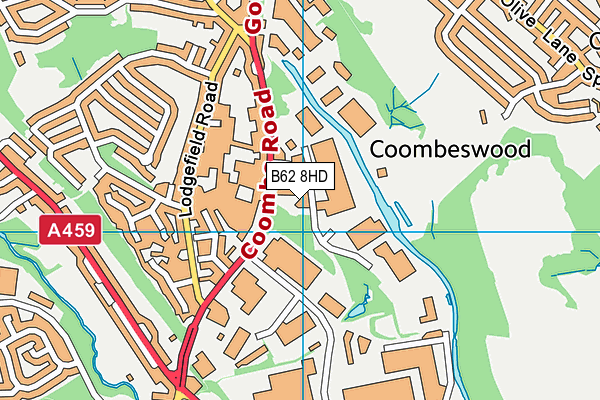 B62 8HD map - OS VectorMap District (Ordnance Survey) B62 8HD map - OS VectorMap District (Ordnance Survey)