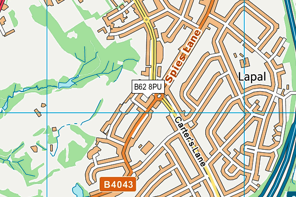 B62 8PU map - OS VectorMap District (Ordnance Survey) B62 8PU map - OS VectorMap District (Ordnance Survey)