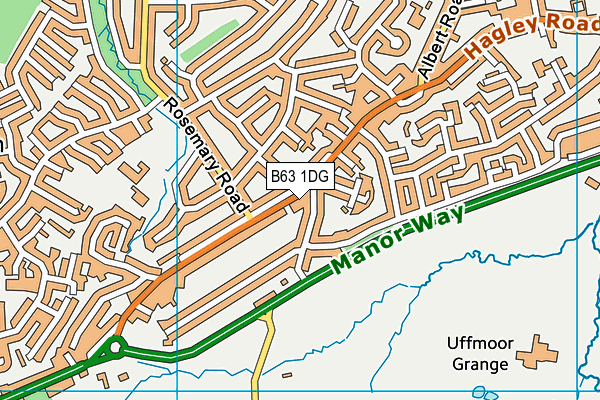 B63 1DG map - OS VectorMap District (Ordnance Survey) B63 1DG map - OS VectorMap District (Ordnance Survey)