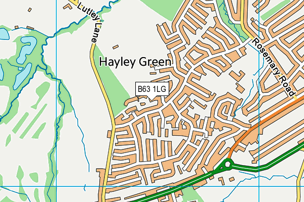 B63 1LG map - OS VectorMap District (Ordnance Survey) B63 1LG map - OS VectorMap District (Ordnance Survey)