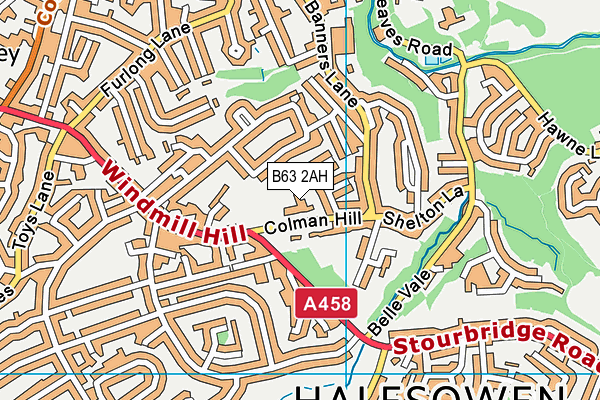 B63 2AH map - OS VectorMap District (Ordnance Survey) B63 2AH map - OS VectorMap District (Ordnance Survey)