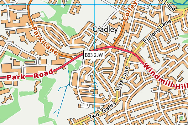 B63 2JW map - OS VectorMap District (Ordnance Survey) B63 2JW map - OS VectorMap District (Ordnance Survey)