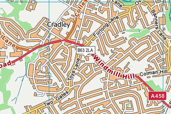B63 2LA map - OS VectorMap District (Ordnance Survey) B63 2LA map - OS VectorMap District (Ordnance Survey)