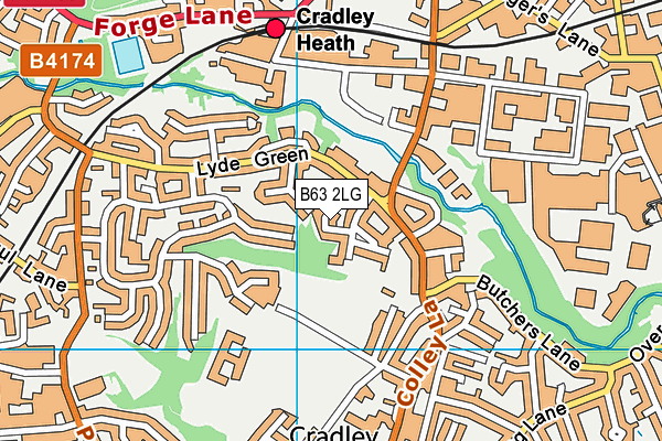 B63 2LG map - OS VectorMap District (Ordnance Survey) B63 2LG map - OS VectorMap District (Ordnance Survey)