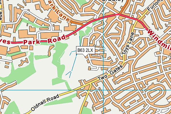 B63 2LX map - OS VectorMap District (Ordnance Survey) B63 2LX map - OS VectorMap District (Ordnance Survey)