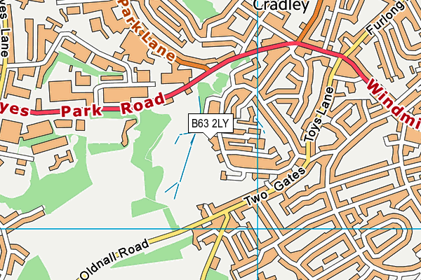 B63 2LY map - OS VectorMap District (Ordnance Survey) B63 2LY map - OS VectorMap District (Ordnance Survey)