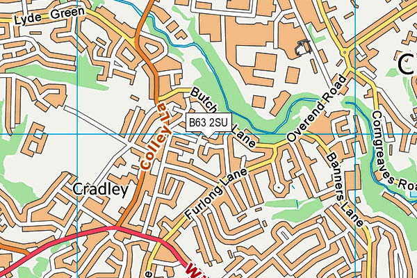 B63 2SU map - OS VectorMap District (Ordnance Survey) B63 2SU map - OS VectorMap District (Ordnance Survey)