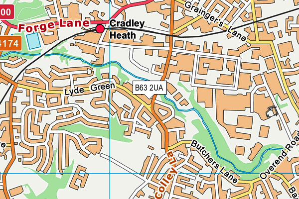 B63 2UA map - OS VectorMap District (Ordnance Survey) B63 2UA map - OS VectorMap District (Ordnance Survey)