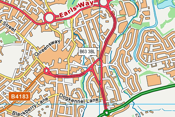 B63 3BL map - OS VectorMap District (Ordnance Survey) B63 3BL map - OS VectorMap District (Ordnance Survey)