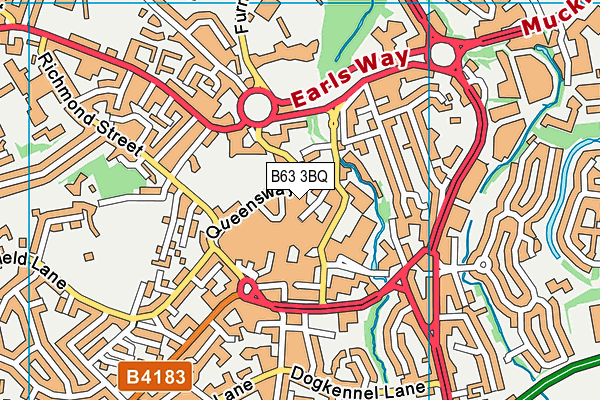B63 3BQ map - OS VectorMap District (Ordnance Survey) B63 3BQ map - OS VectorMap District (Ordnance Survey)