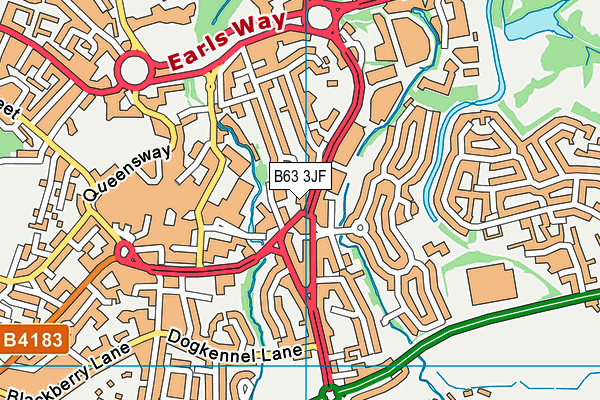 B63 3JF map - OS VectorMap District (Ordnance Survey) B63 3JF map - OS VectorMap District (Ordnance Survey)