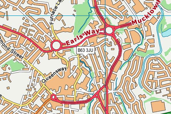 B63 3JU map - OS VectorMap District (Ordnance Survey) B63 3JU map - OS VectorMap District (Ordnance Survey)