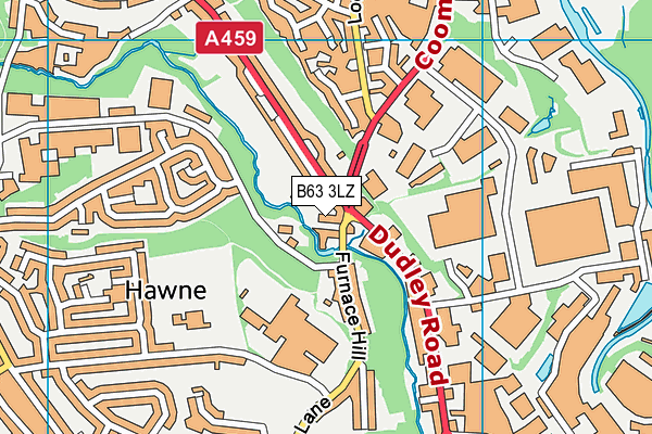 B63 3LZ map - OS VectorMap District (Ordnance Survey) B63 3LZ map - OS VectorMap District (Ordnance Survey)