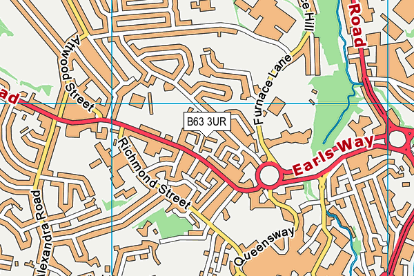 B63 3UR map - OS VectorMap District (Ordnance Survey) B63 3UR map - OS VectorMap District (Ordnance Survey)