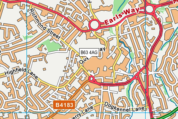 B63 4AG map - OS VectorMap District (Ordnance Survey) B63 4AG map - OS VectorMap District (Ordnance Survey)