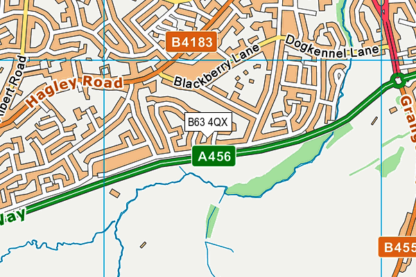 B63 4QX map - OS VectorMap District (Ordnance Survey) B63 4QX map - OS VectorMap District (Ordnance Survey)