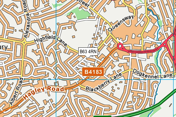 B63 4RN map - OS VectorMap District (Ordnance Survey) B63 4RN map - OS VectorMap District (Ordnance Survey)