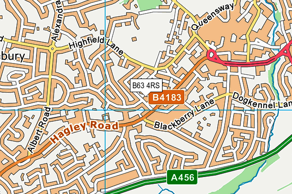 B63 4RS map - OS VectorMap District (Ordnance Survey) B63 4RS map - OS VectorMap District (Ordnance Survey)