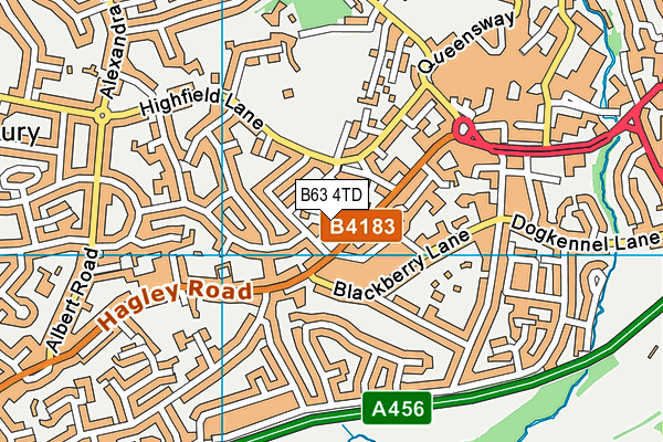 B63 4TD map - OS VectorMap District (Ordnance Survey) B63 4TD map - OS VectorMap District (Ordnance Survey)