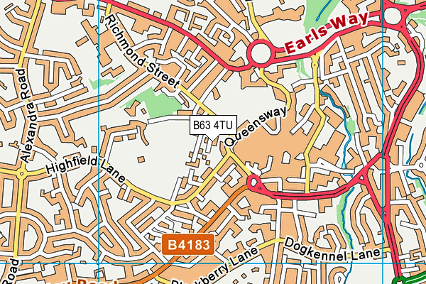 B63 4TU map - OS VectorMap District (Ordnance Survey) B63 4TU map - OS VectorMap District (Ordnance Survey)