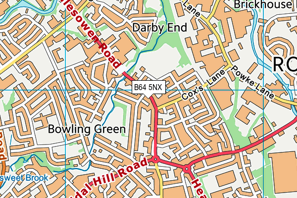B64 5NX map - OS VectorMap District (Ordnance Survey) B64 5NX map - OS VectorMap District (Ordnance Survey)