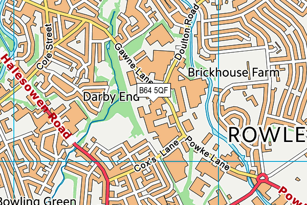 B64 5QF map - OS VectorMap District (Ordnance Survey) B64 5QF map - OS VectorMap District (Ordnance Survey)