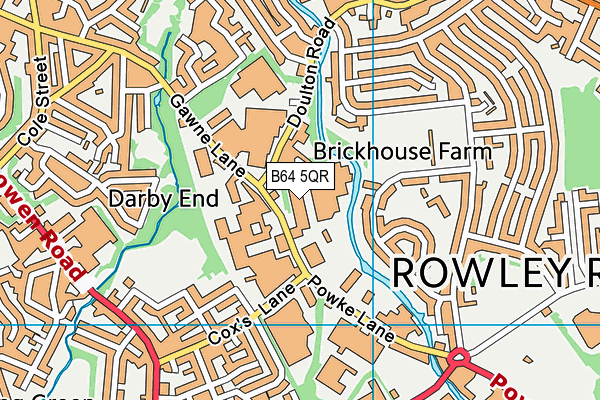 B64 5QR map - OS VectorMap District (Ordnance Survey) B64 5QR map - OS VectorMap District (Ordnance Survey)