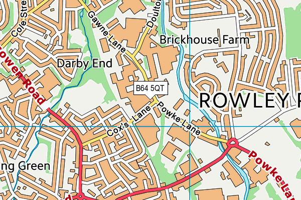B64 5QT map - OS VectorMap District (Ordnance Survey) B64 5QT map - OS VectorMap District (Ordnance Survey)