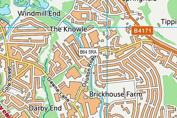B64 5RA map - OS VectorMap District (Ordnance Survey) B64 5RA map - OS VectorMap District (Ordnance Survey)