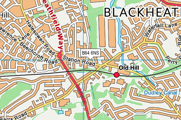 B64 6NS map - OS VectorMap District (Ordnance Survey) B64 6NS map - OS VectorMap District (Ordnance Survey)