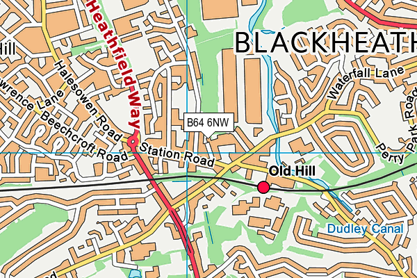 B64 6NW map - OS VectorMap District (Ordnance Survey) B64 6NW map - OS VectorMap District (Ordnance Survey)