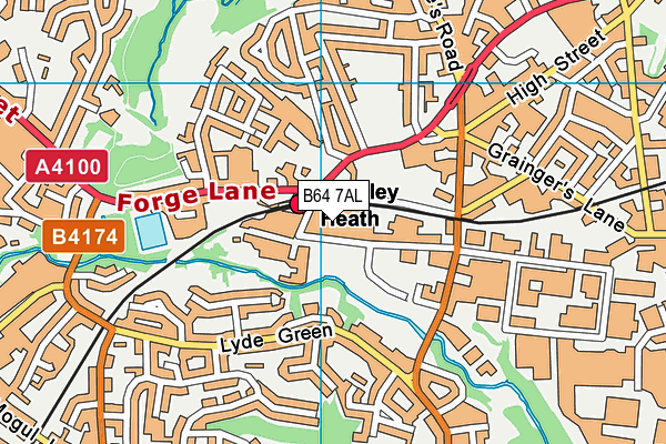 B64 7AL map - OS VectorMap District (Ordnance Survey) B64 7AL map - OS VectorMap District (Ordnance Survey)