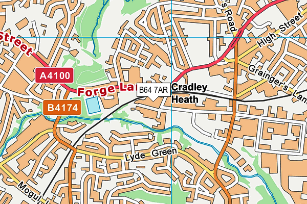 B64 7AR map - OS VectorMap District (Ordnance Survey) B64 7AR map - OS VectorMap District (Ordnance Survey)