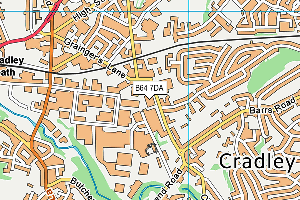 B64 7DA map - OS VectorMap District (Ordnance Survey) B64 7DA map - OS VectorMap District (Ordnance Survey)