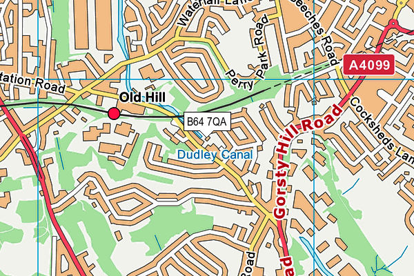 B64 7QA map - OS VectorMap District (Ordnance Survey) B64 7QA map - OS VectorMap District (Ordnance Survey)
