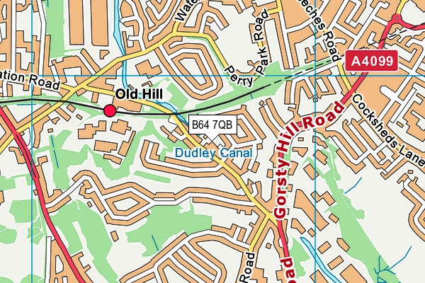 B64 7QB map - OS VectorMap District (Ordnance Survey) B64 7QB map - OS VectorMap District (Ordnance Survey)