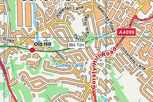 B64 7QH map - OS VectorMap District (Ordnance Survey) B64 7QH map - OS VectorMap District (Ordnance Survey)