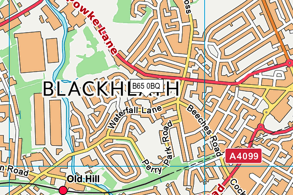 B65 0BQ map - OS VectorMap District (Ordnance Survey) B65 0BQ map - OS VectorMap District (Ordnance Survey)