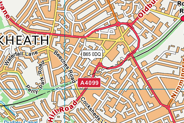 B65 0DQ map - OS VectorMap District (Ordnance Survey) B65 0DQ map - OS VectorMap District (Ordnance Survey)