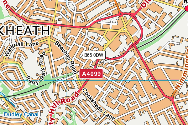 B65 0DW map - OS VectorMap District (Ordnance Survey) B65 0DW map - OS VectorMap District (Ordnance Survey)