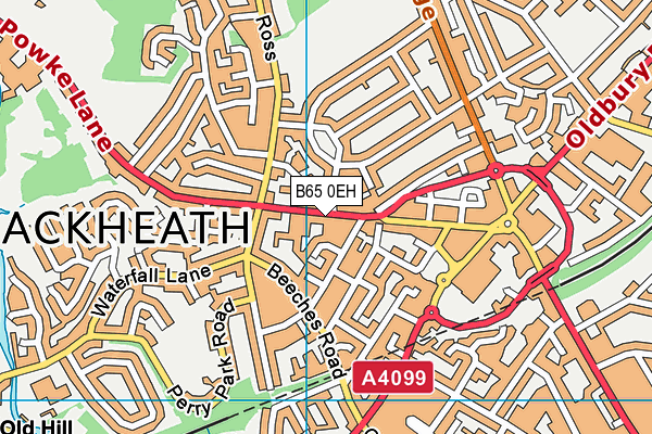 B65 0EH map - OS VectorMap District (Ordnance Survey) B65 0EH map - OS VectorMap District (Ordnance Survey)