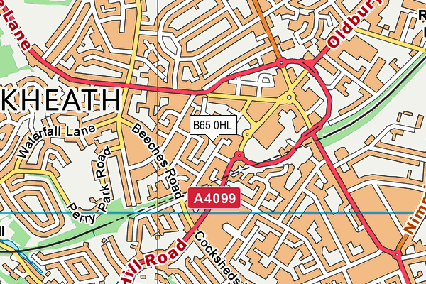 B65 0HL map - OS VectorMap District (Ordnance Survey) B65 0HL map - OS VectorMap District (Ordnance Survey)