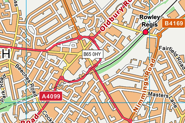B65 0HY map - OS VectorMap District (Ordnance Survey) B65 0HY map - OS VectorMap District (Ordnance Survey)