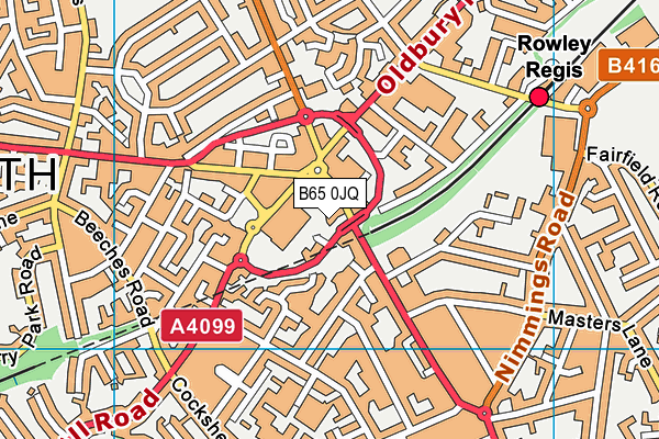 B65 0JQ map - OS VectorMap District (Ordnance Survey) B65 0JQ map - OS VectorMap District (Ordnance Survey)