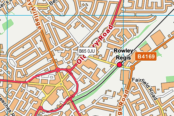 B65 0JU map - OS VectorMap District (Ordnance Survey) B65 0JU map - OS VectorMap District (Ordnance Survey)