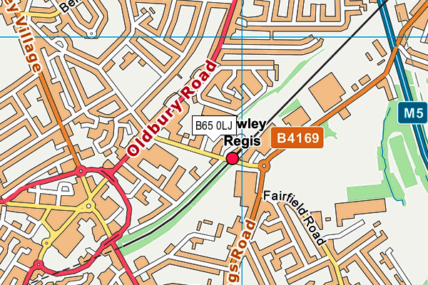 B65 0LJ map - OS VectorMap District (Ordnance Survey) B65 0LJ map - OS VectorMap District (Ordnance Survey)