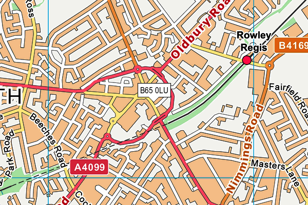 B65 0LU map - OS VectorMap District (Ordnance Survey) B65 0LU map - OS VectorMap District (Ordnance Survey)